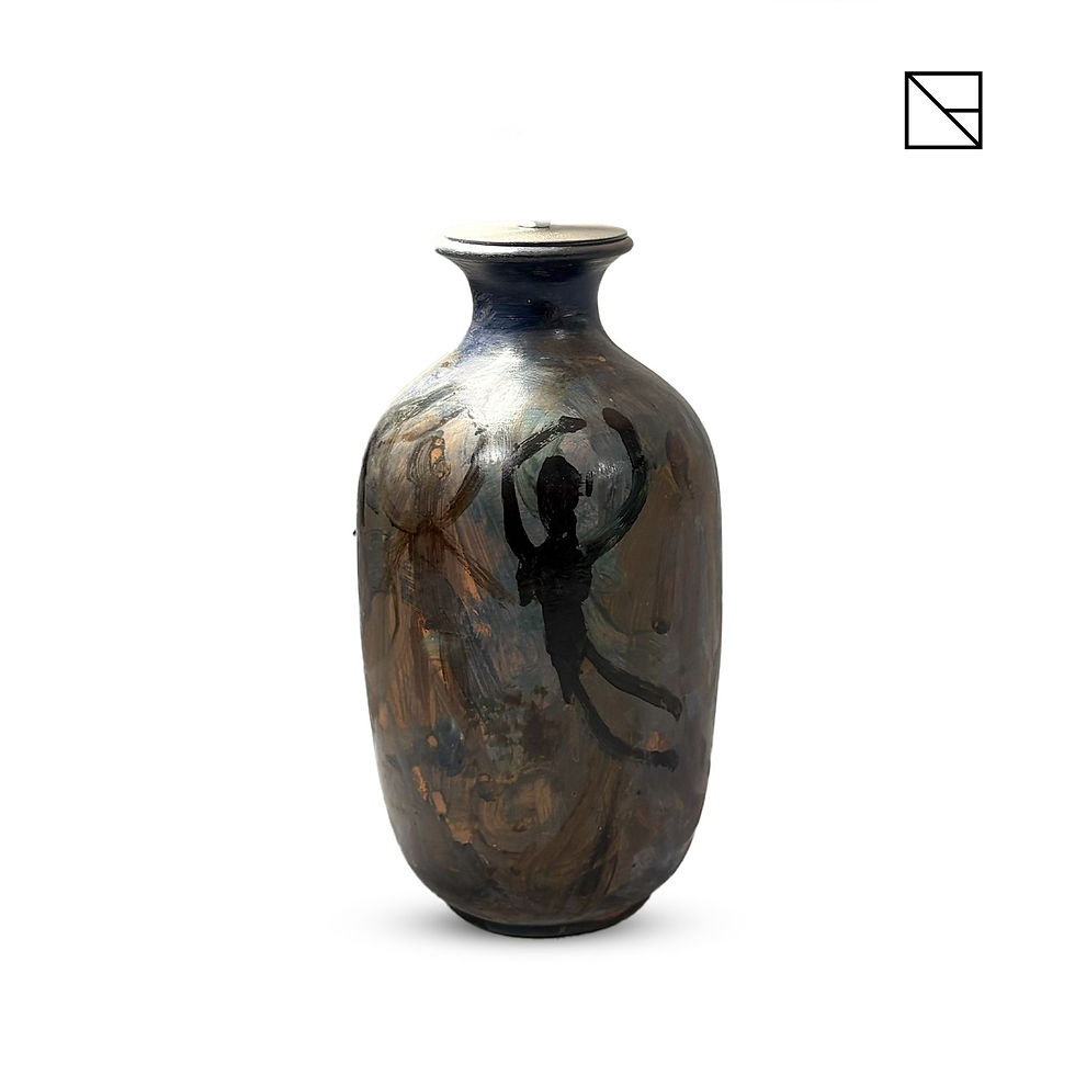 Thumbnail: Pottery table lamp by Abu ElNaga