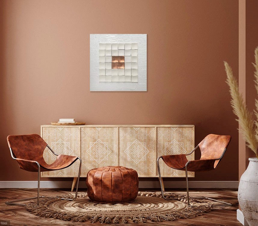 Idée de présentation de Mars dans un intérieur contemporain.