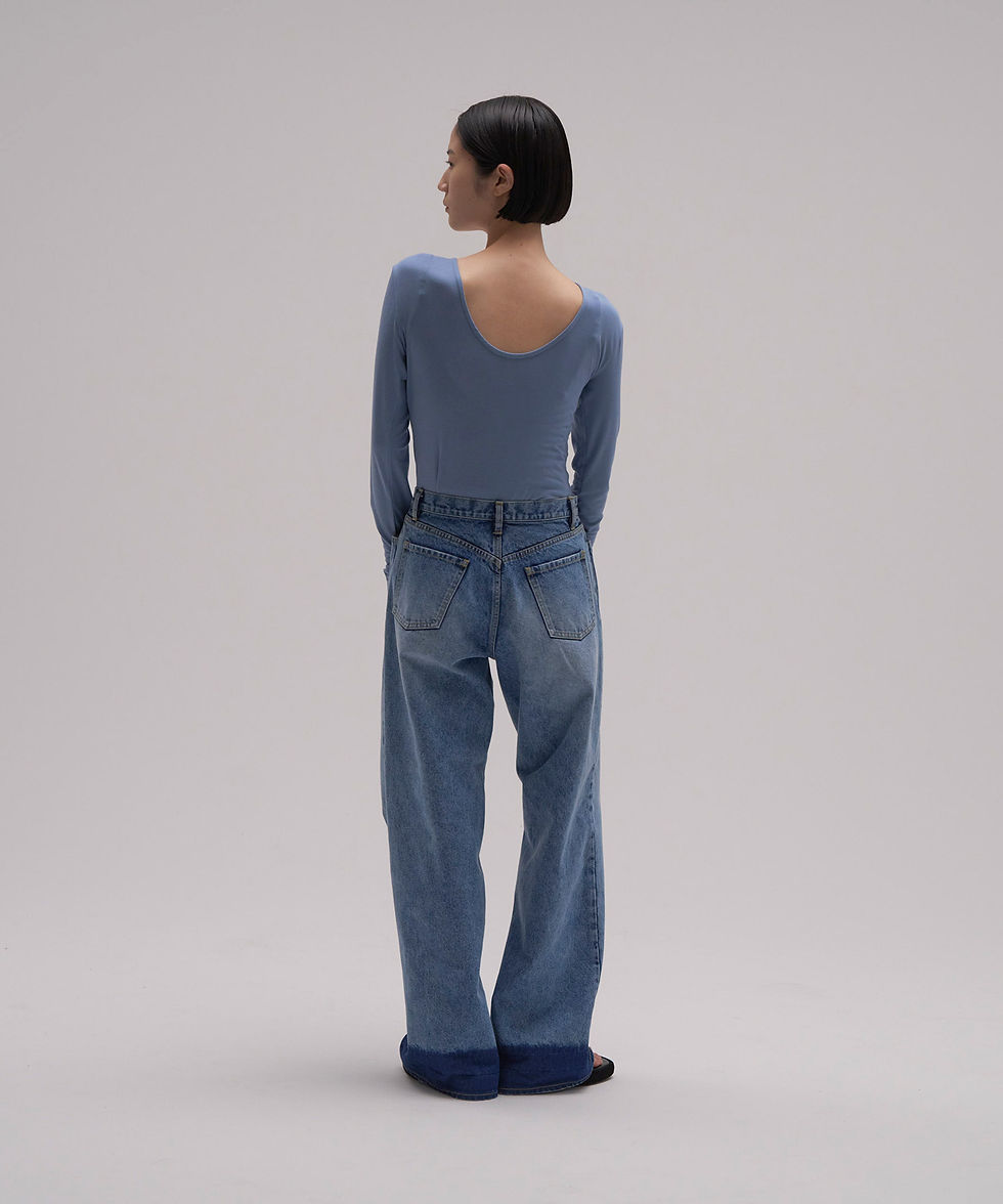 サムネイル： expandable denim pants