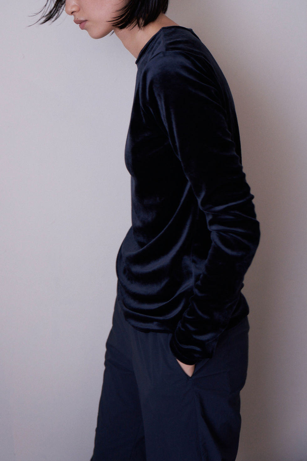 サムネイル： velour top