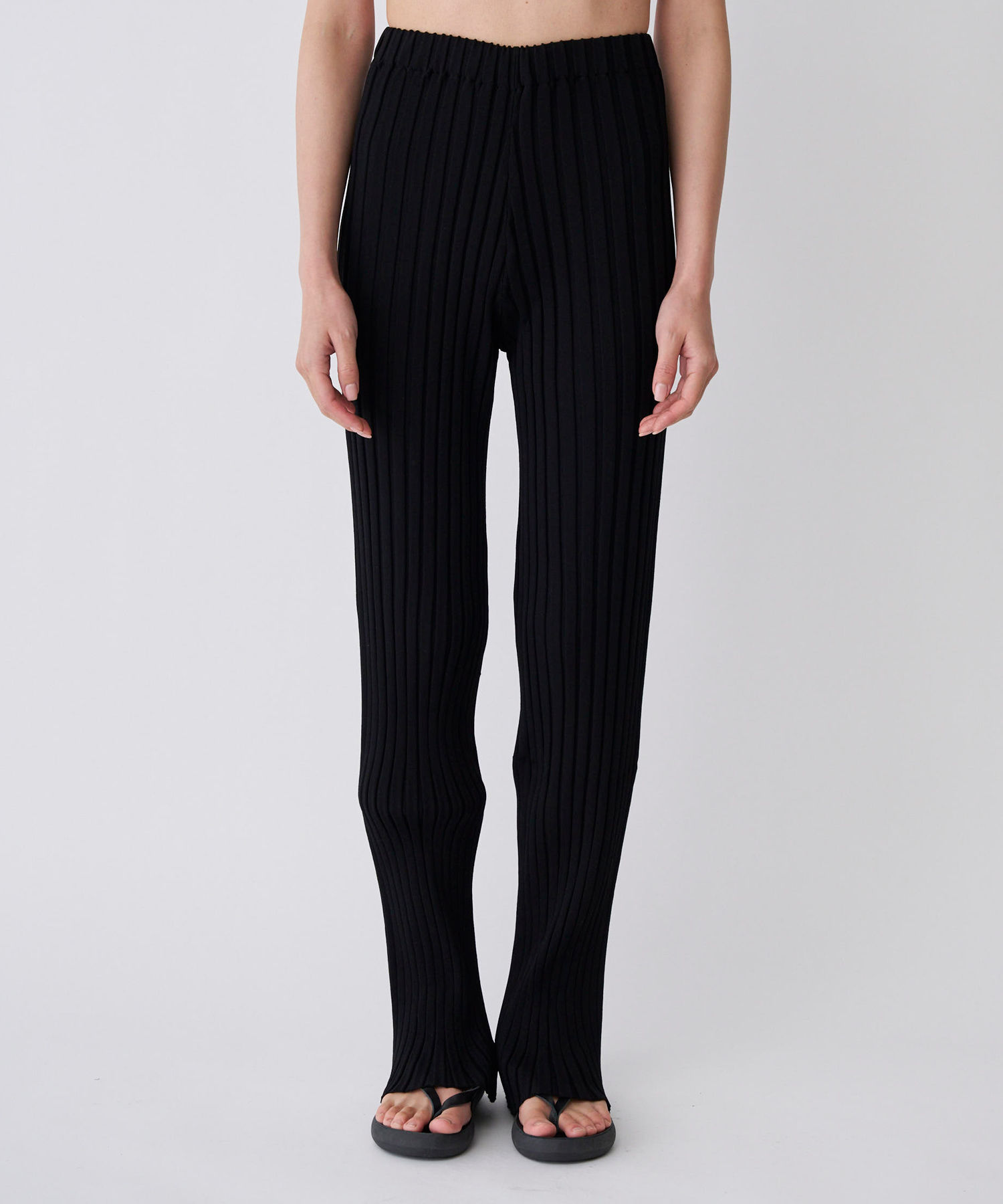 rib knit pants