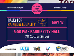 Rally for Rainbow Equality – Simcoe County