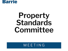 Barrie - Property Standars Committee - Meeting