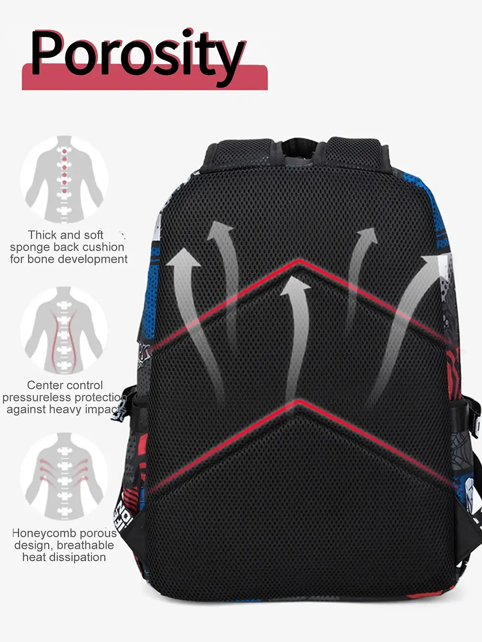 Miniatura: Anti-Theft Backpack Men Waterproof Rucksack Backpacks for Women of Fabric Casual