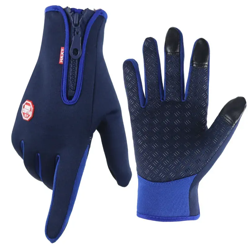 Thumbnail: Hot Winter Gloves for Men Women Touchscreen Warm Outdoor Cycling Driving