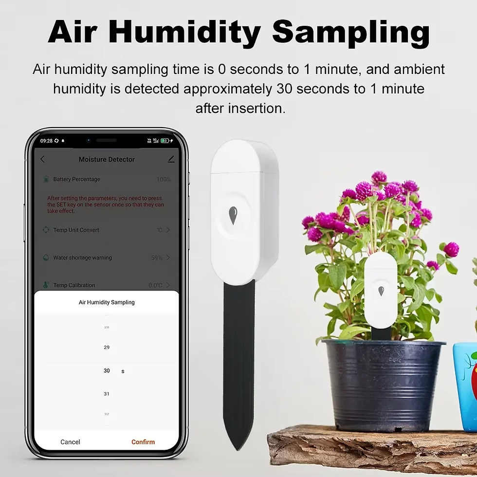 Thumbnail: Tuya Smart ZigBee Soil Moisture Sensor Temperature and Humidity Meter Thermo