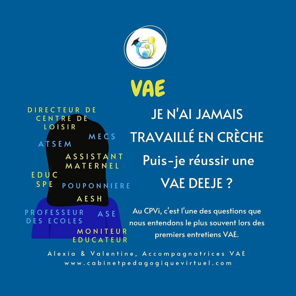 Je n'ai jamais travaillé en crèche : suis-je légitime pour une VAE EJE ?
