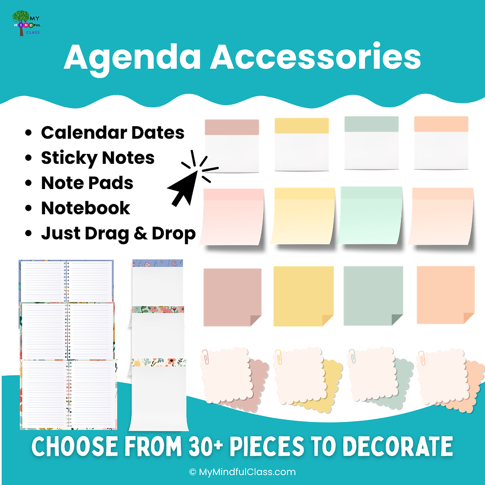 Thumbnail: Spring Daily Agenda Slides 