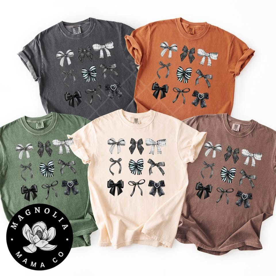 Coquette Bows - Black