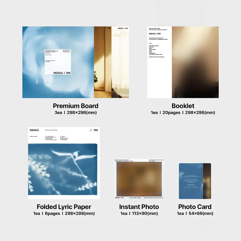 Thumbnail: [PRE-ORDER] RM (BTS) 'Indigo' Vinyl (LP)