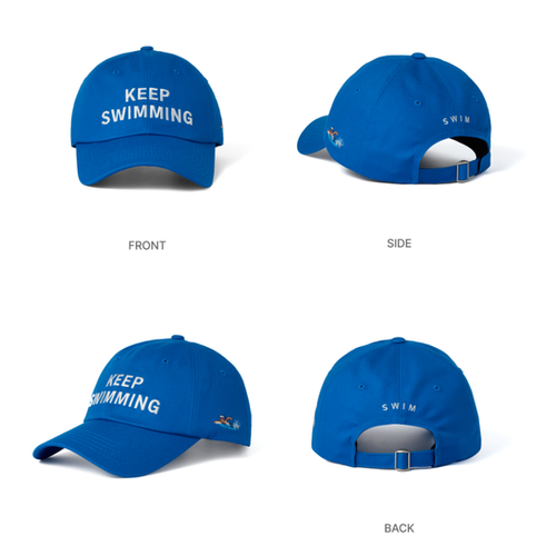 Keep Swimming Ball Cap (BLUE) | Aling Noona