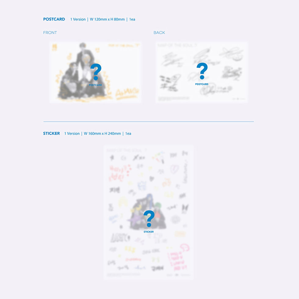 Thumbnail: [ON HAND] Map of the Soul: 7 (RM SET w/ POB & Posters)