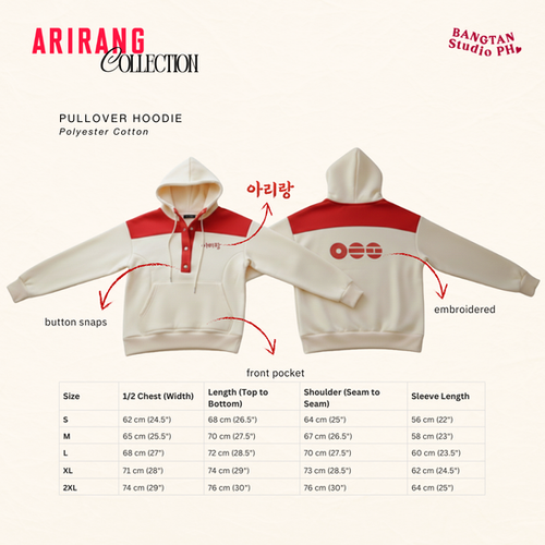 ARIRANG COLLECTION | Pullover Hoodie | Bangtan Studio PH