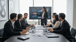 vertriebsprozess team meeting