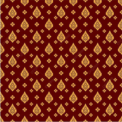Thai Pattern Background Pattern Batik, T