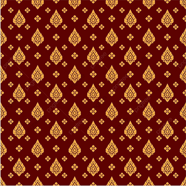 Thai Pattern Background Pattern Batik, T