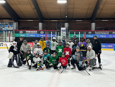 group hockey goalie camp