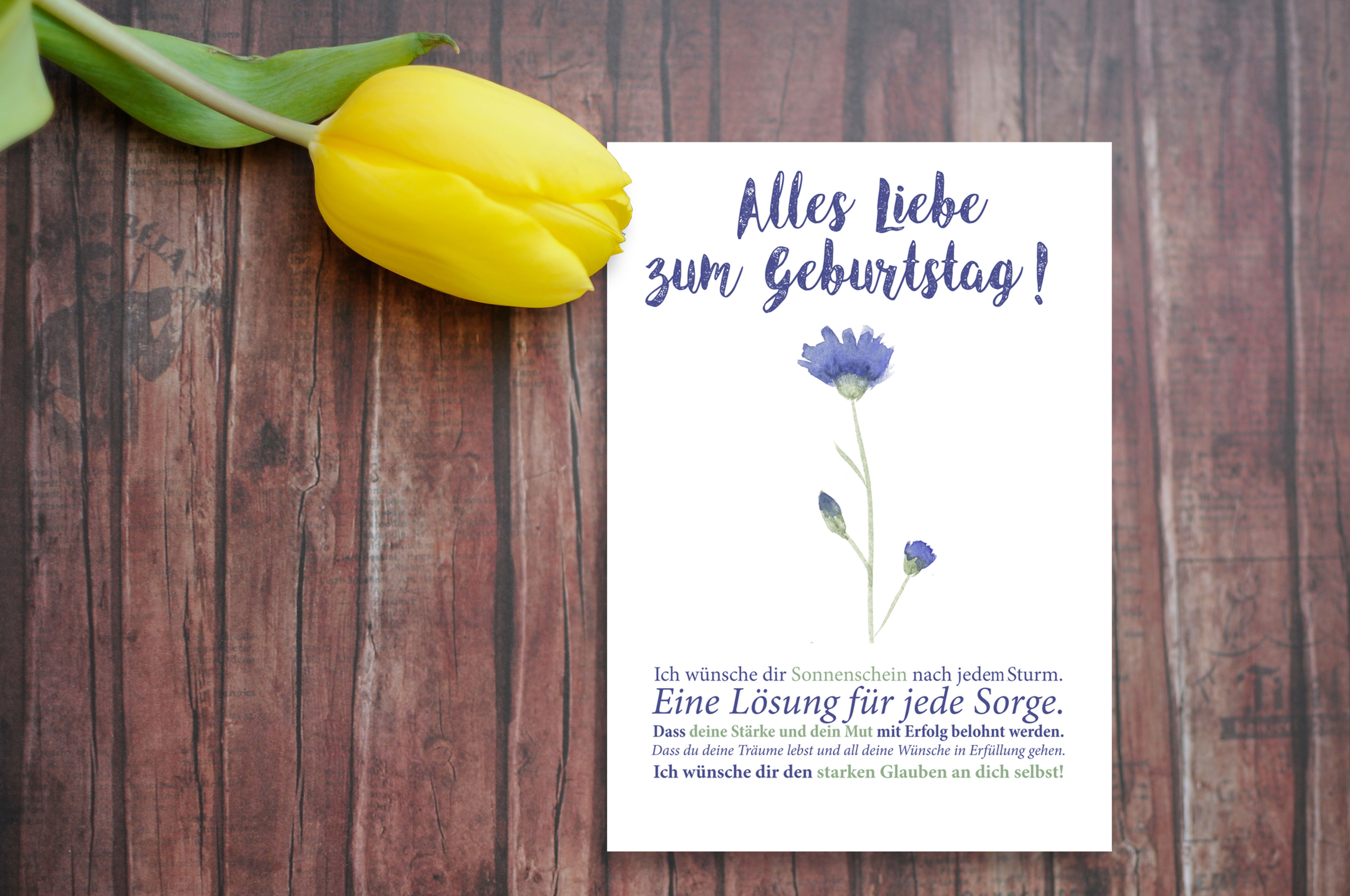 Postkarte Geburtstag