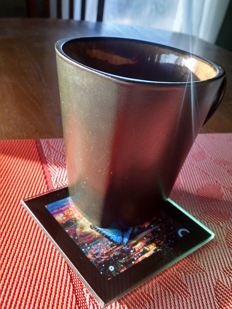Thumbnail: Mug with Glass Coaster