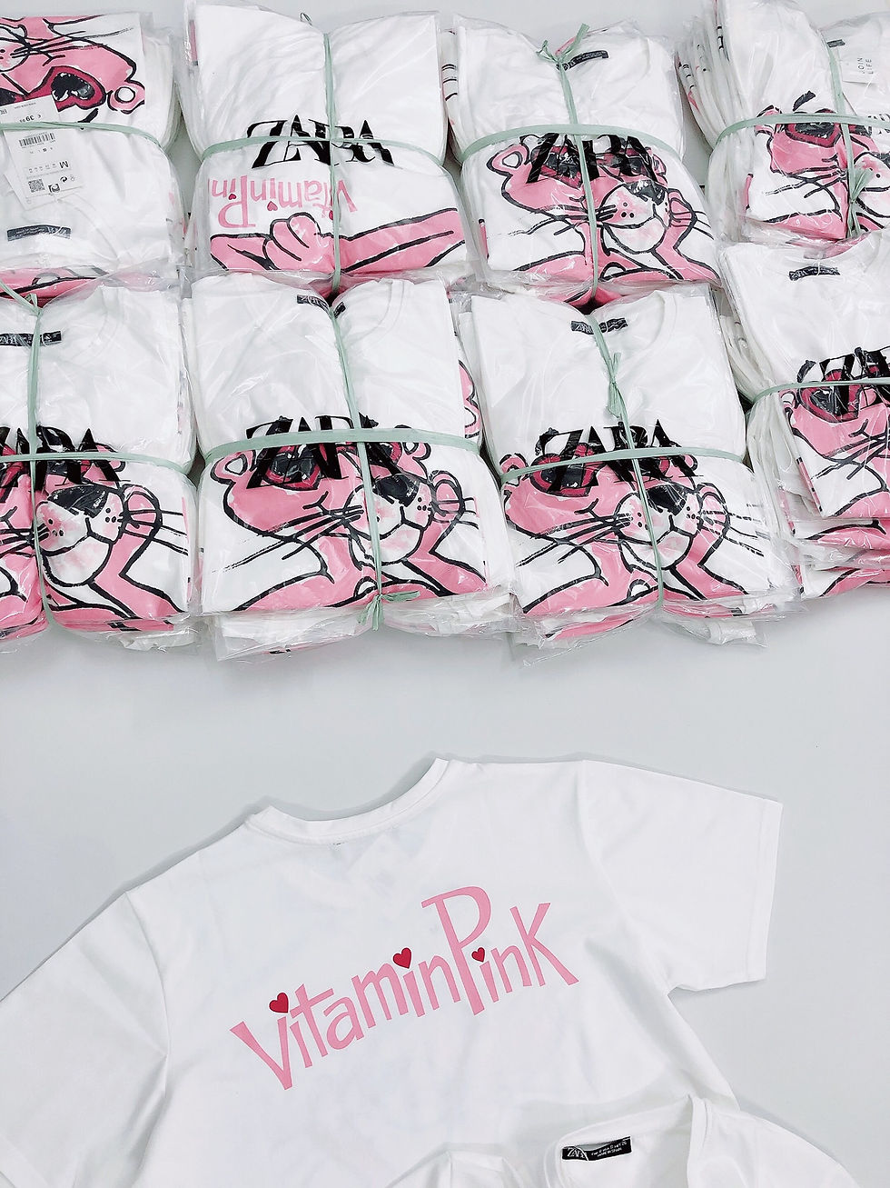 Hình thu nhỏ: Áo thun Zara Vitamin Pink