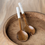 Thumbnail: Heritage Mango Wood and Marble Salad Server Set