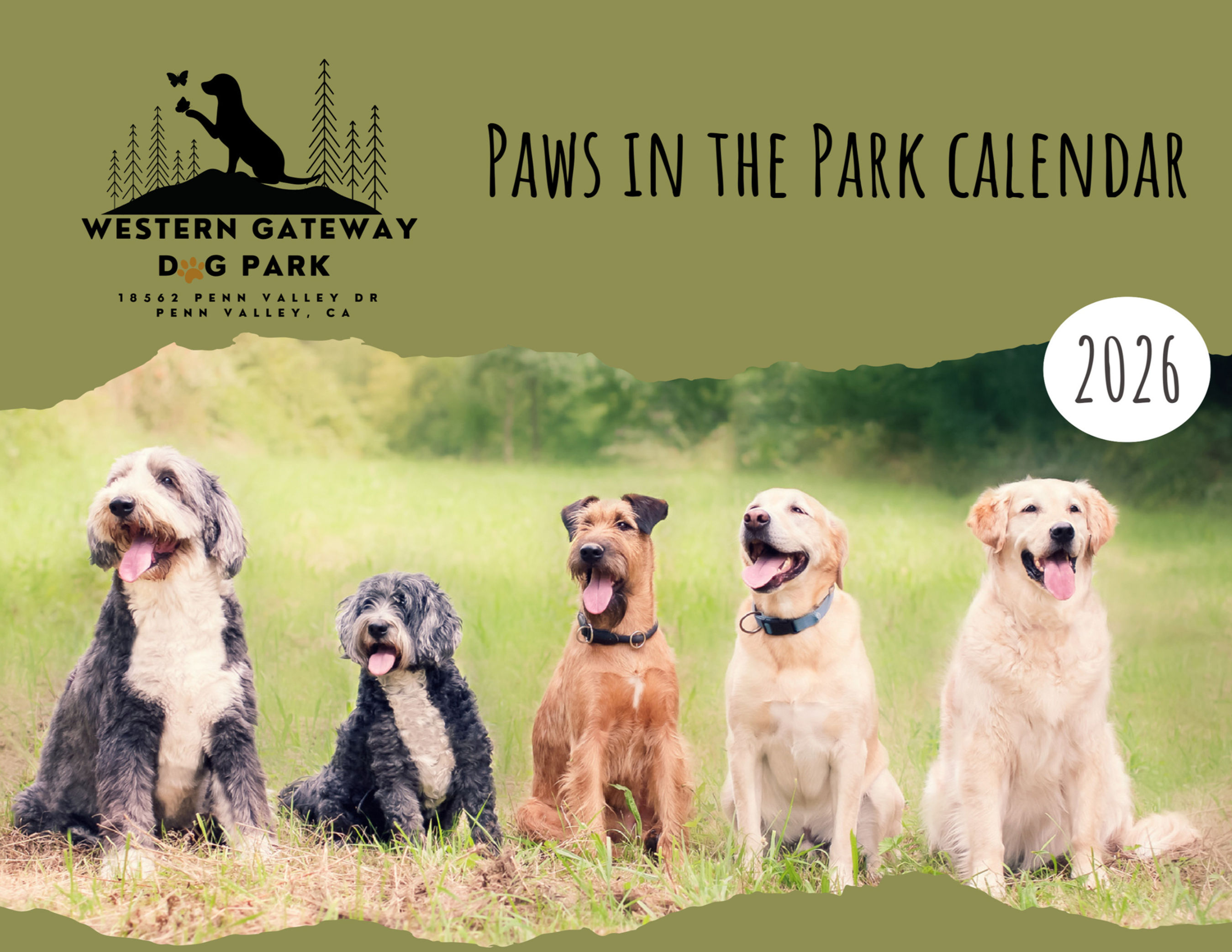 Fundraiser-Paws in the Park 2026 Prize Calendar