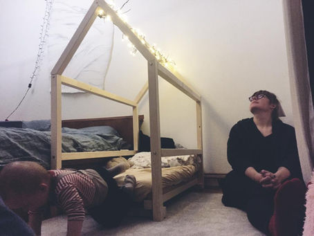 Architect's Up-cycled DIY Toddler Bed