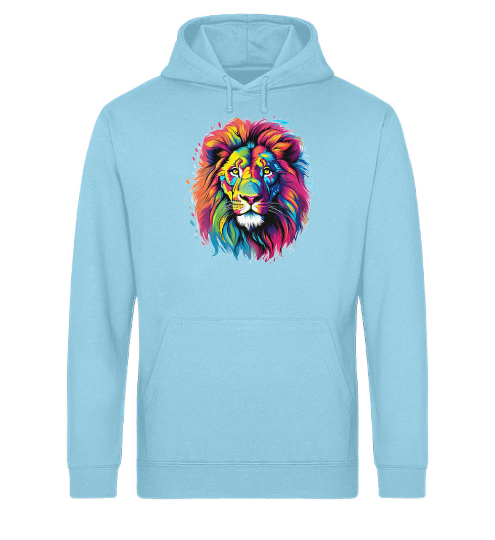 Thumbnail: Lion  - Unisex Organic Hoodie 