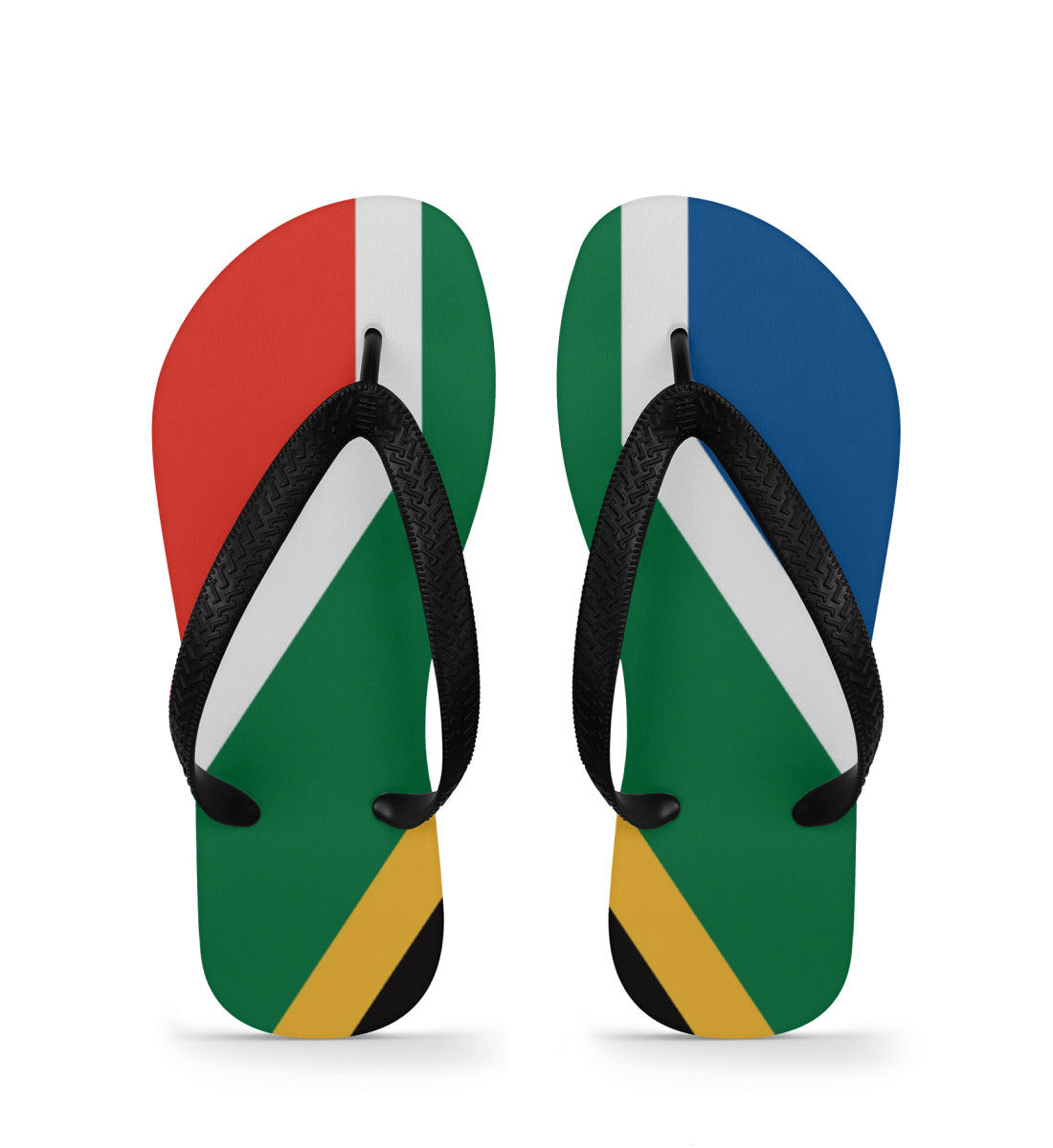 Flip Flops (Small) With South African Flag