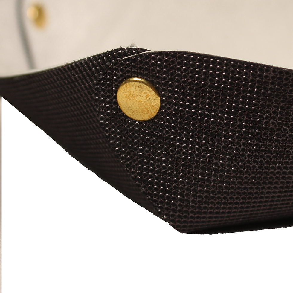 Thumbnail: Leather Basket Round Edges