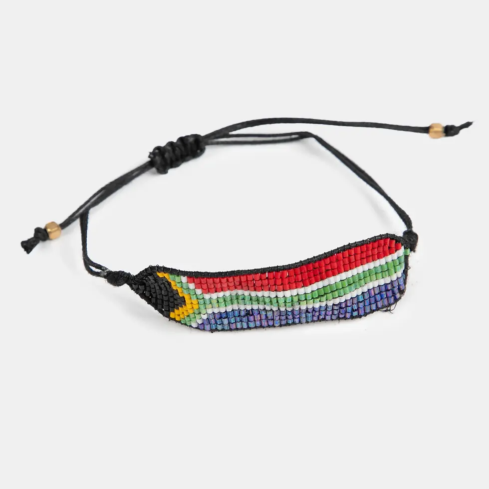 Thumbnail: SA Flag Beaded Bracelet