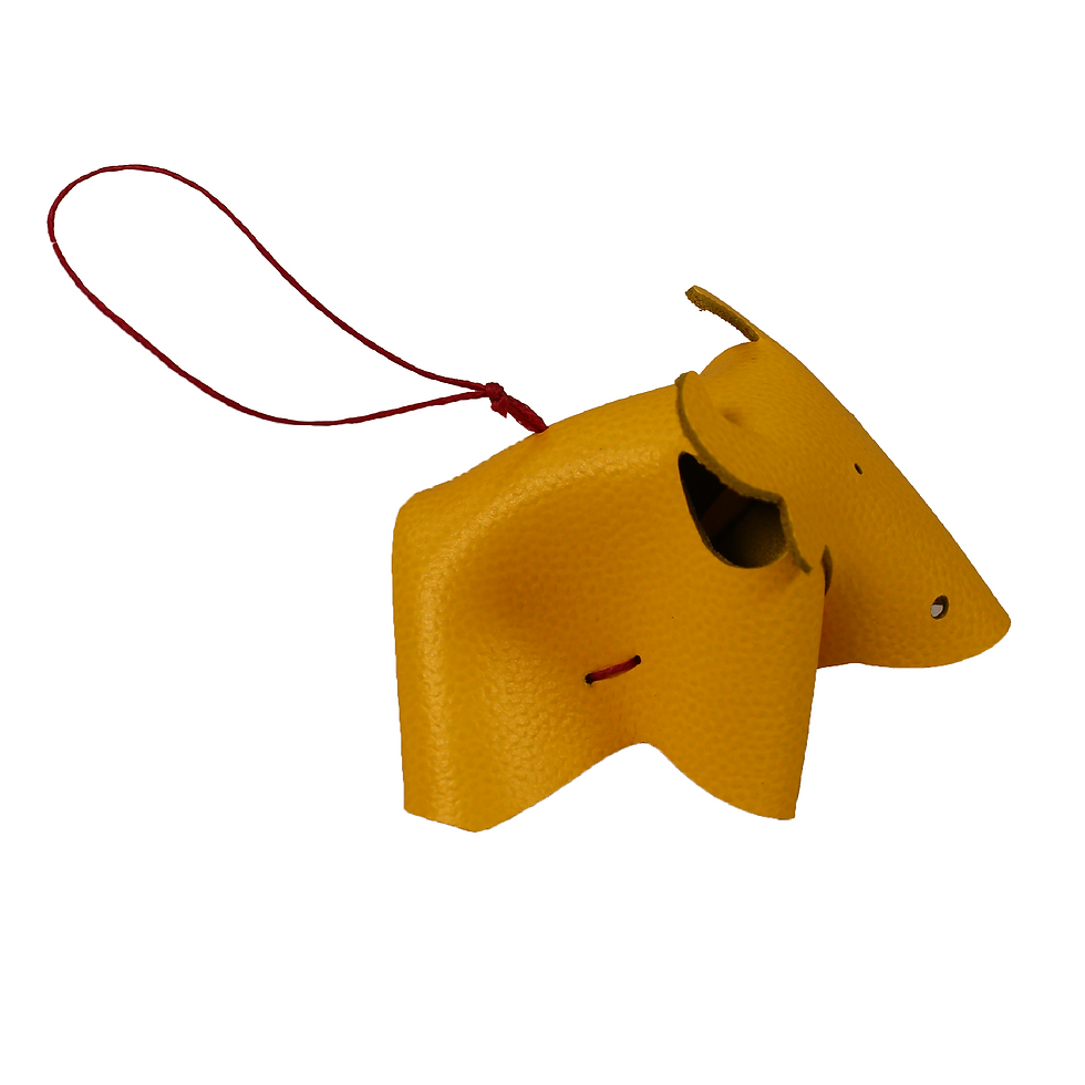 Thumbnail: Leather Buffalo Keychain