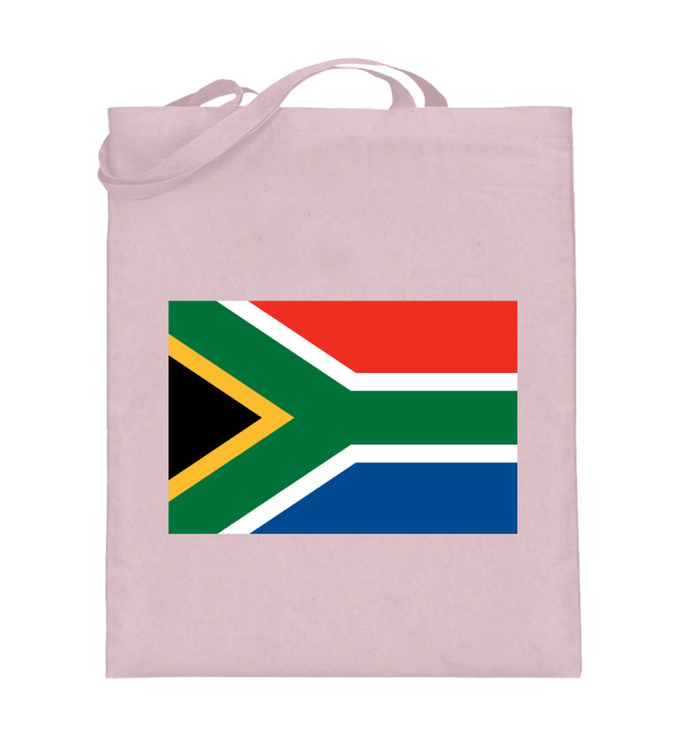 Thumbnail: Cotton Tote Bag With South African Flag