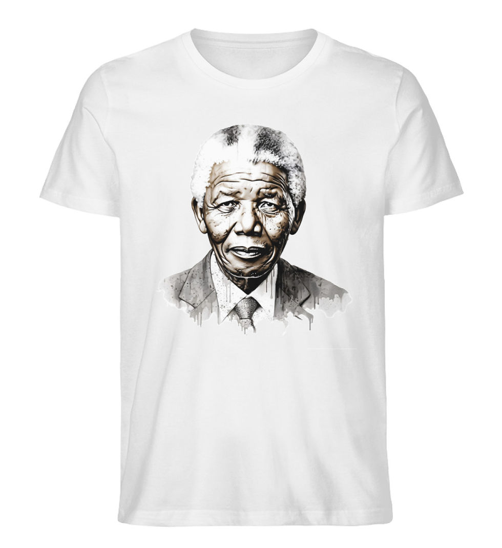 Nelson Mandela -   - Men Premium Organic Shirt 