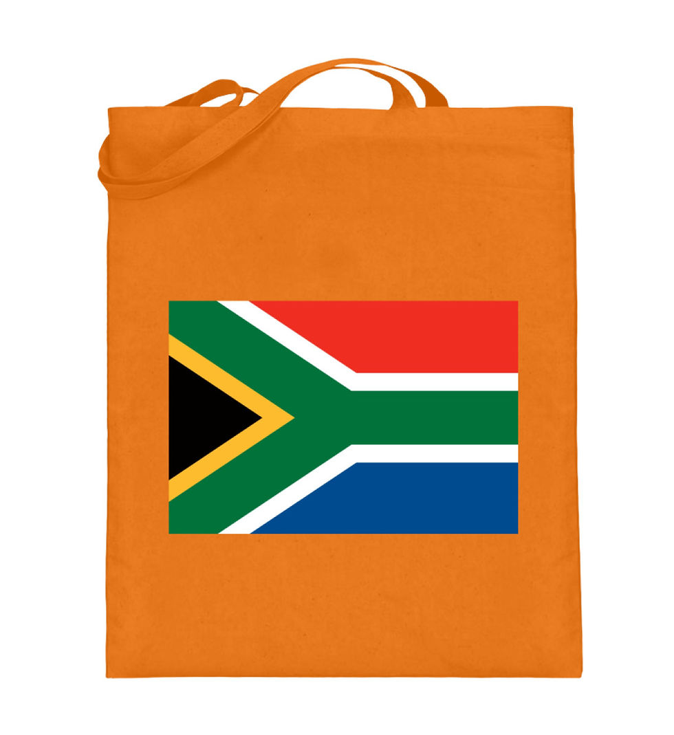 Thumbnail: Cotton Tote Bag With South African Flag