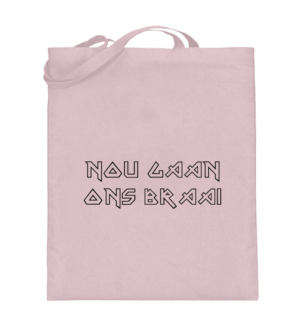 Thumbnail: Cotton Tote Bag "Nou Gaan Ons Braai"