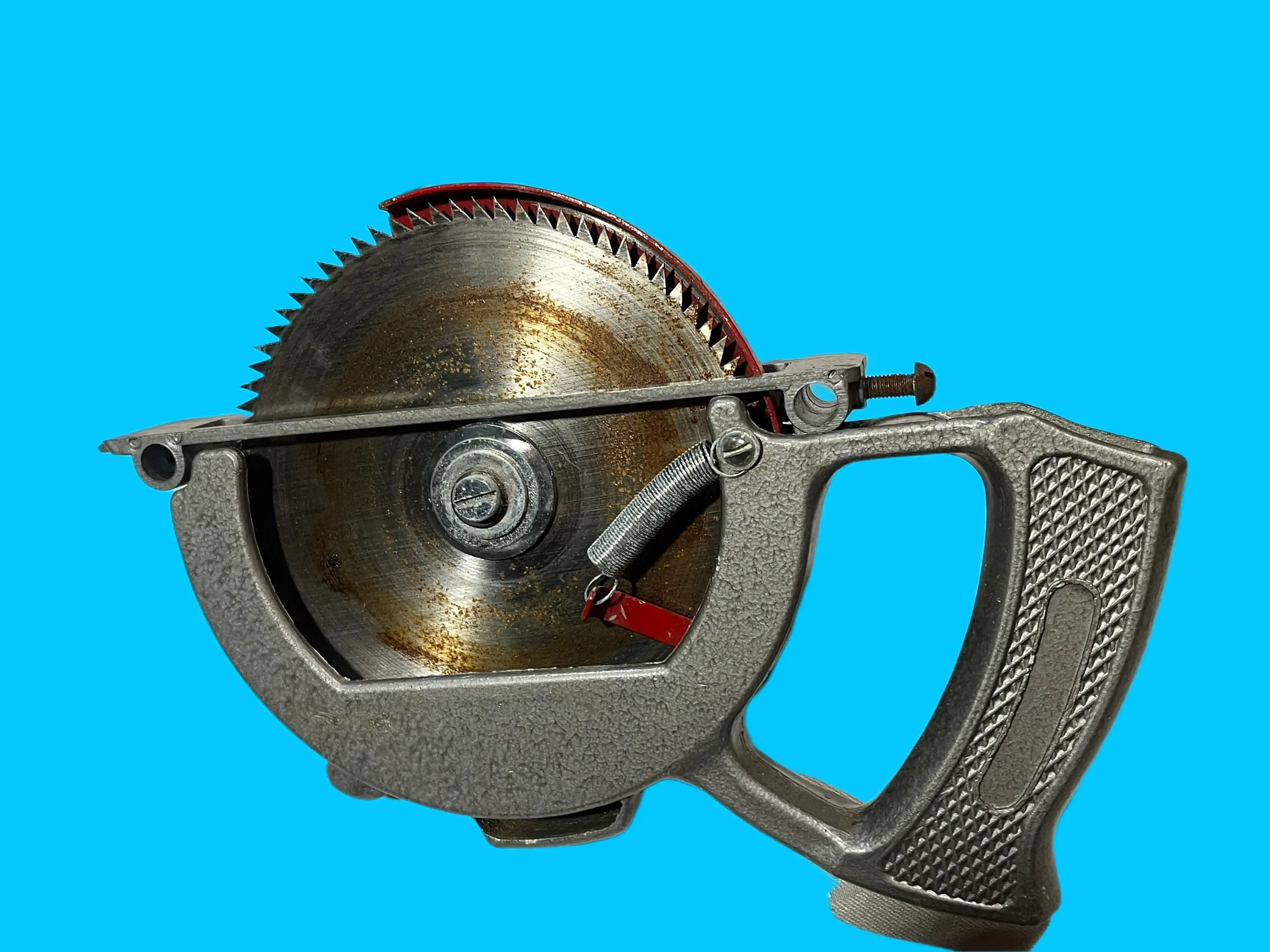1970er Circular Saw Tragbarer Kreissägenaufsatz für Bohrmaschine in OVP voll fun