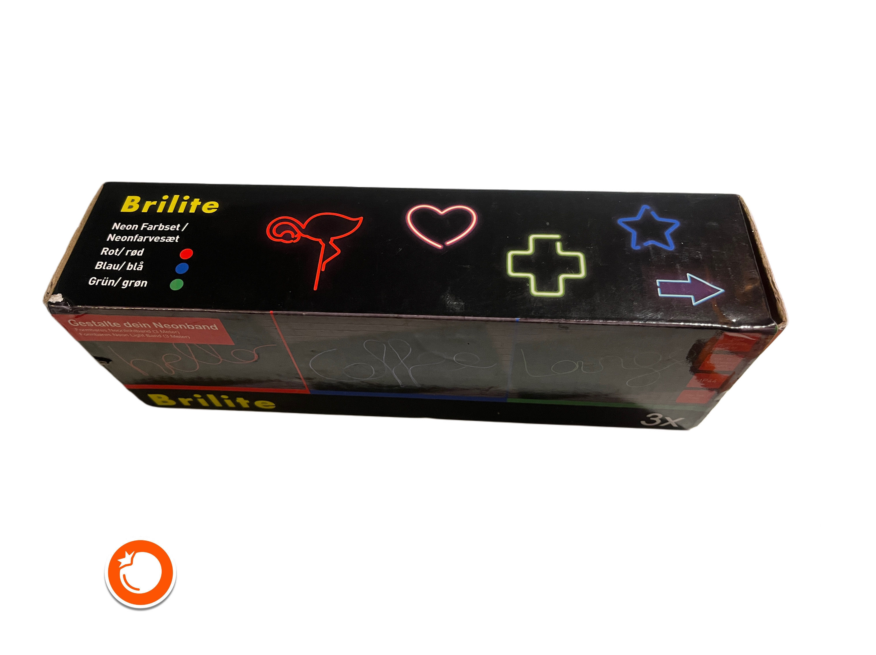 Neue LED Brilite 3 Neon Farblicht Neonlicht in OVP  Lampe Wandampe