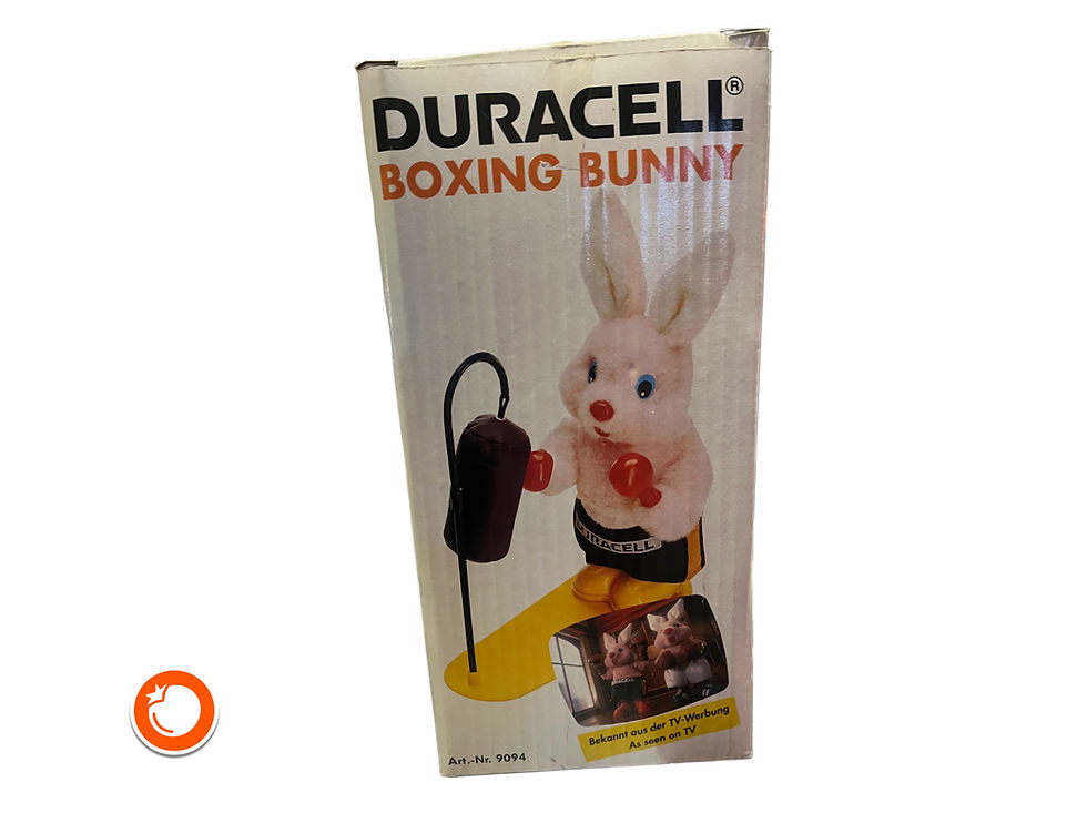 Miniaturbild: 1980er Duracell Boxing Bunny NEW/NOS in OVP