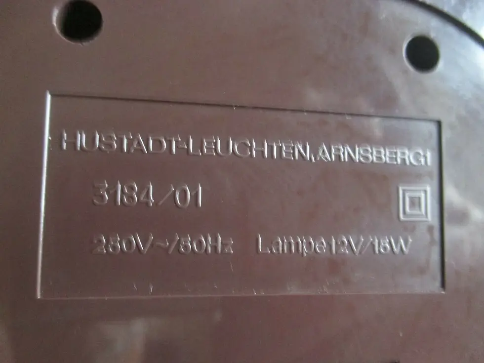 Miniaturbild: 1970er Hustadt Teleskoplampe 3184/01 Dunkelbraun Schreibtischlampe Tischleuchte