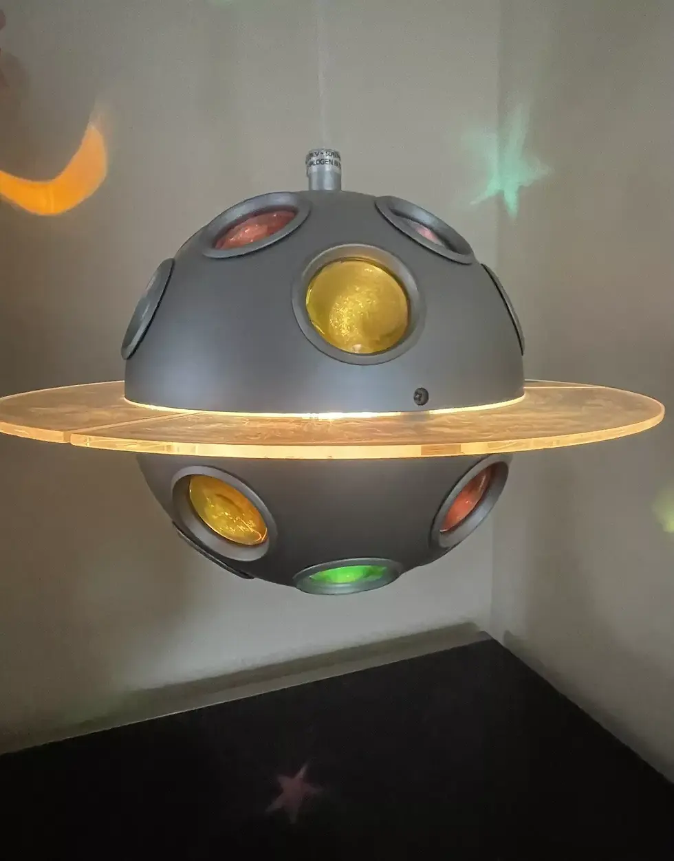 Ikea IKEA BLIMP Vintage Hänge Pendelleuchte Planeten & Sterne