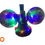Miniaturbild: 1990er Drehendes  Discolight,  Discolicht  Tischlampe