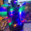 Miniaturbild: 1990er Drehendes  Discolight,  Discolicht  Tischlampe