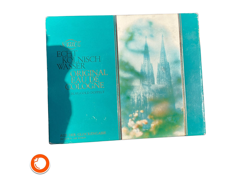 1970er kölnisch Wasser Geschenkset Parfüm +Creme Seife in OVP Neu/NOS Germany