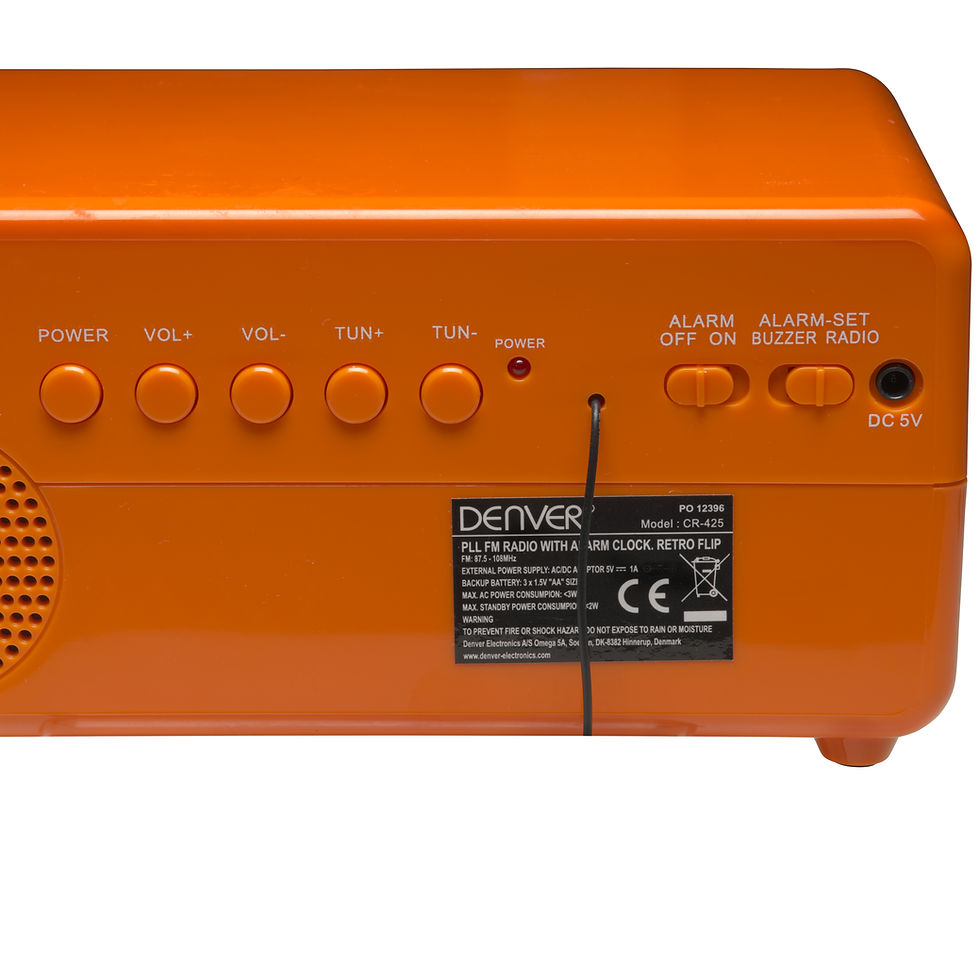 Miniaturbild: Neuer Denver Klappzahlenwecker Radio-Wecker Flip-Clock-Radio in OVP