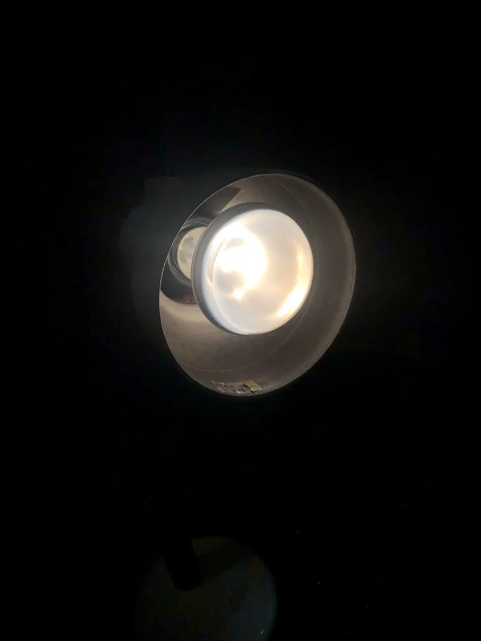 Miniaturbild: 1970er Schreibtischlampe weiß mit neuer LED Tischleuchte Schwanenhals 40cm Germa
