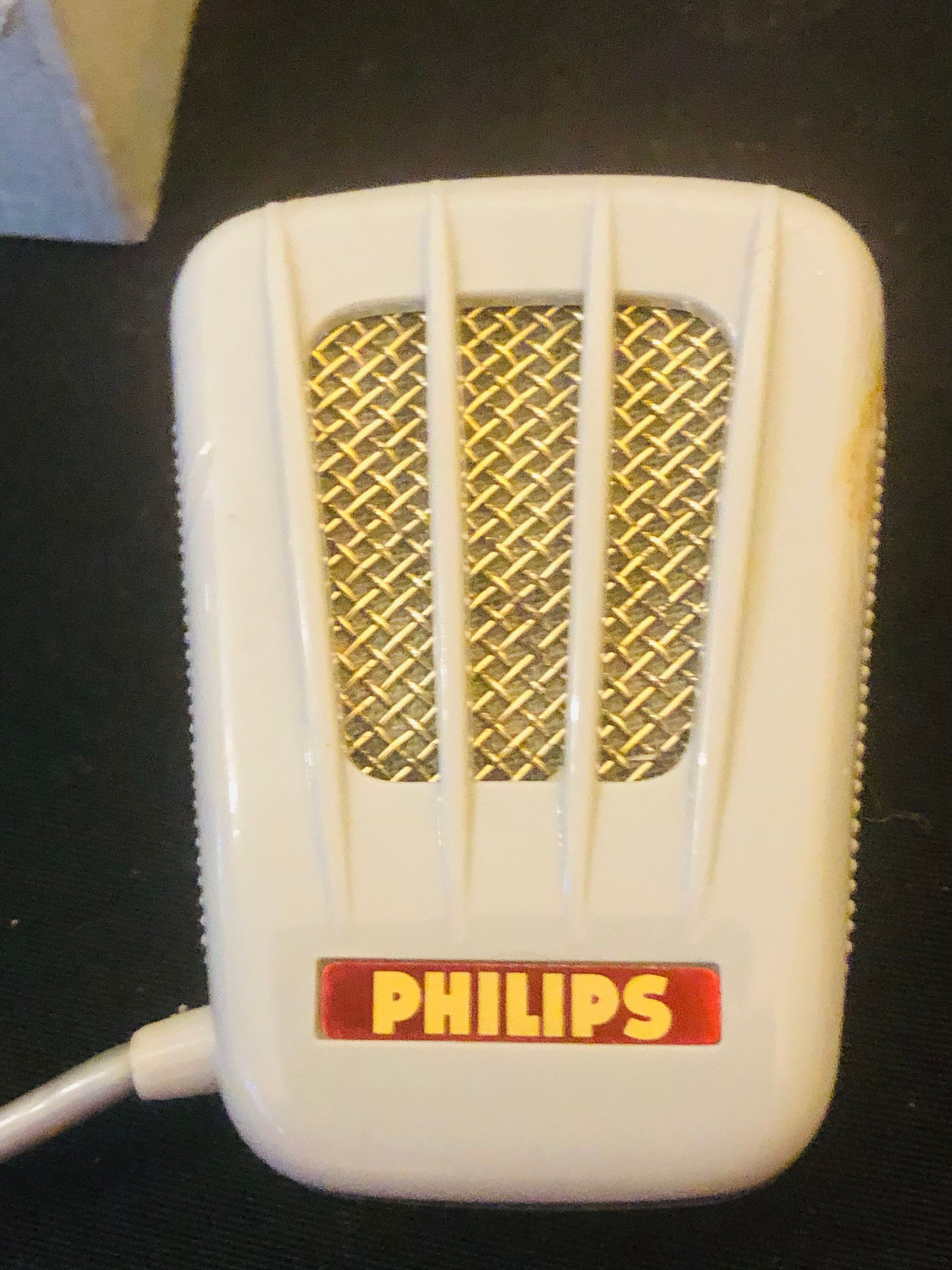 1960er PHILIPS Mikrophone in OVP voll funktionsfähig sehr rar inkl. 4m Kabel