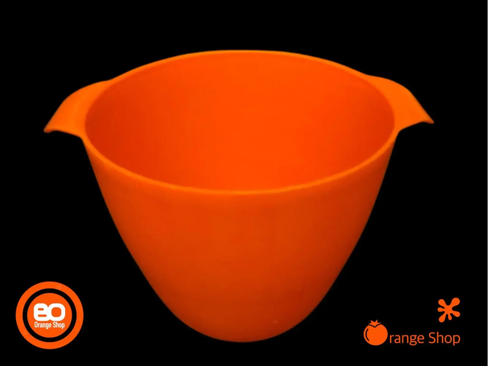 1970er Schüssel orange Plastik Germany V15