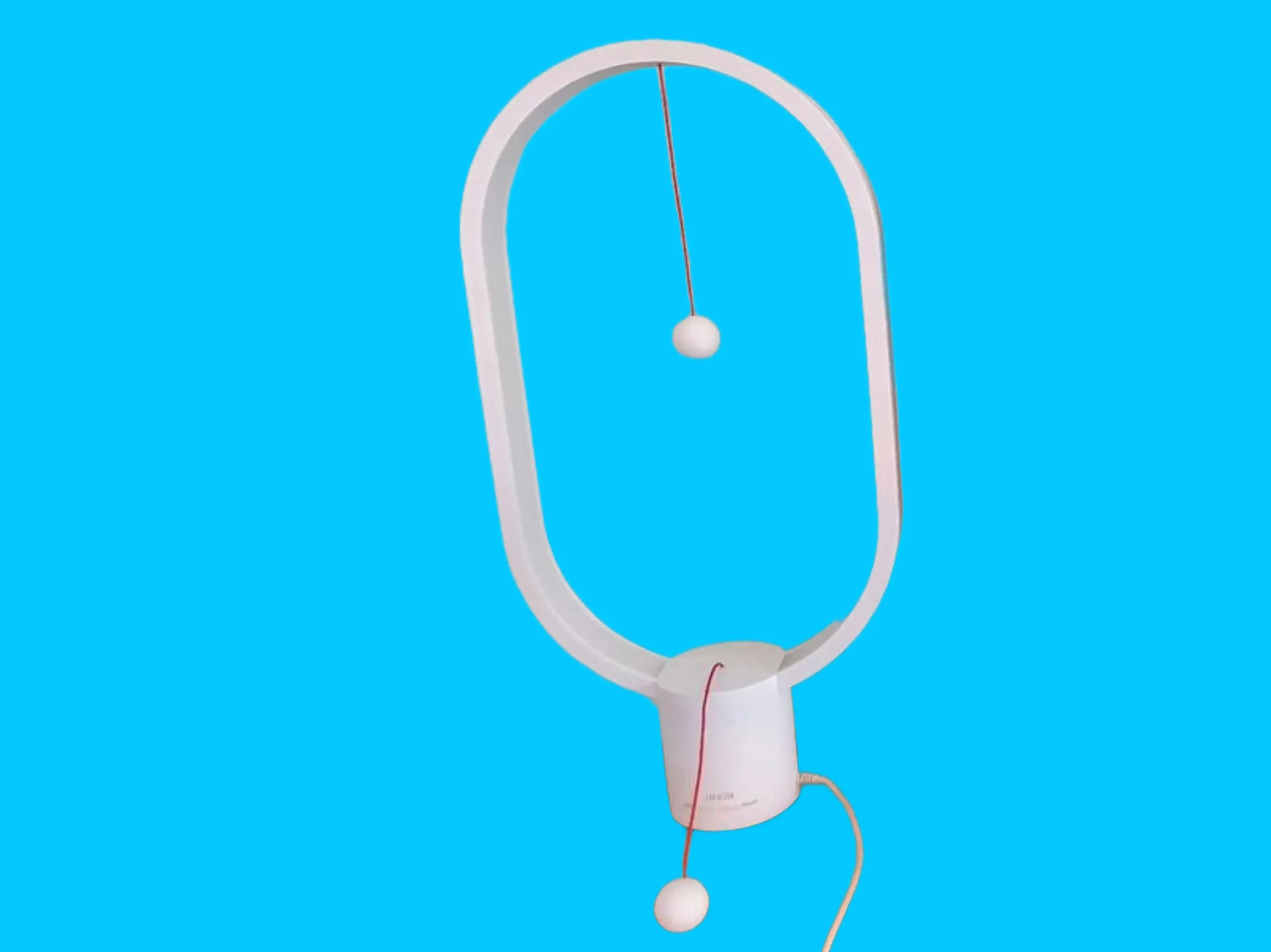 Heng Balance Lamp rot, LED Lampe Heng, Balance Lampe, Magnetlampe weiß