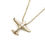 Thumbnail: 14K Gold Airplane Pendant Necklace, Extra 300 Monoplane Necklace